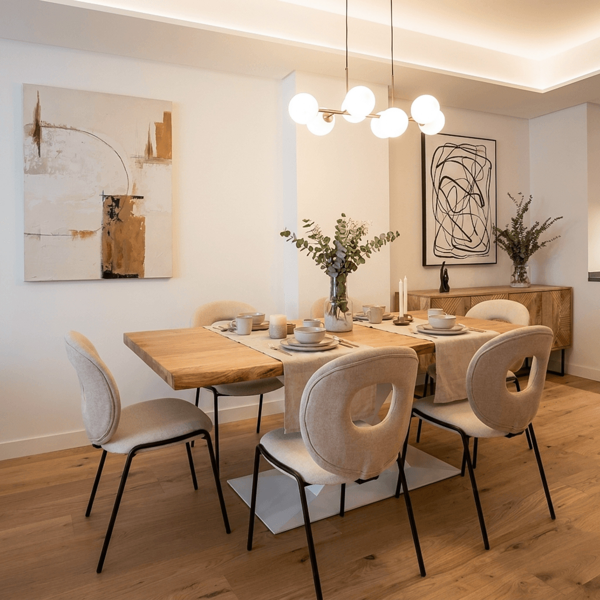Piso piloto calle Altamirano — interiorismo de lujo por Mónica Cepedello